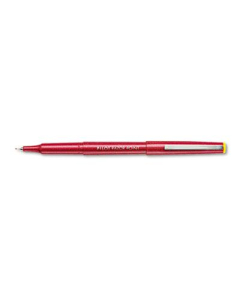 Pilot Razor Point 0.3 mm Ultra Fine Stick Fiber Point Pens, Red, 12-Pack