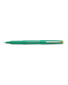 Pilot Razor Point 0.3 mm Ultra Fine Stick Fiber Point Pens, Green, 12-Pack