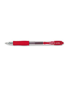 Pilot G2 0.5 mm Extra Fine Retractable Gel Roller Ball Pens, Red, 12-Pack