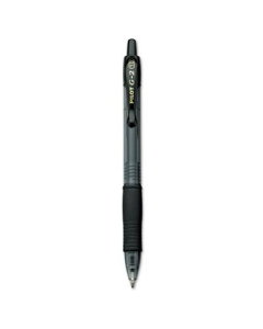 Pilot G2 1 mm Bold Retractable Gel Roller Ball Pens, Black, 12-Pack