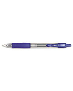 Pilot G2 0.38 mm Ultra Fine Retractable Gel Roller Ball Pens, Blue, 12-Pack