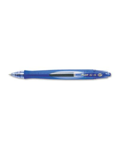 Pilot G6 0.7 mm Fine Retractable Gel Roller Ball Pen, Blue