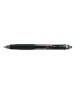 Pilot G-Knock 0.7 mm Fine Retractable Gel Roller Ball Pens, Black, 12-Pack