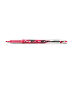 Pilot P-700 0.7 mm Fine Stick Gel Roller Ball Pens, Red, 12-Pack