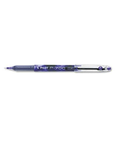 Pilot P-700 0.7 mm Fine Stick Gel Roller Ball Pens, Purple, 12-Pack