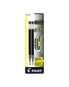 Pilot Refill for Pilot Roller Ball Gel Pens, Blue Ink, 2 Pack