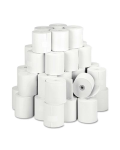 PM Company 3-1/8" X 273 Ft., 50-Pack, Single-Ply POS/Calculator Rolls
