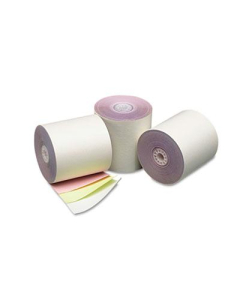 PM Company 3" X 70 Ft., 50-Pack, Canary/Pink, 3-Ply POS/Calculator Rolls