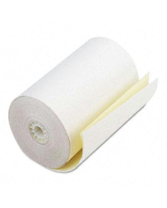 PM Company 4-1/2" X 90 Ft., 24-Pack, Canary, 2-Ply POS/Calculator Rolls