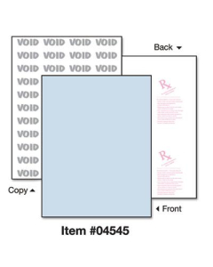 DocuGard 8-1/2" x 11", 24lb, 500-Sheets, Blue Medical Security Paper