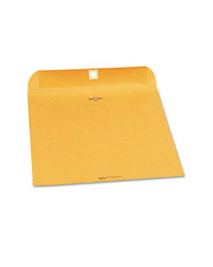 Quality Park 9" x 12" Side Seam #90 Clasp Envelope, Brown Kraft, 250/Box