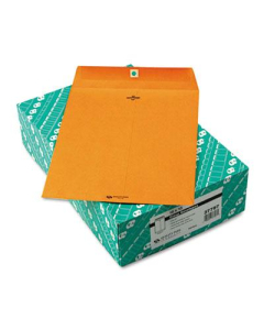Quality Park 10" x 13" #97 32lb Clasp Envelope, Light Brown, 100/Box
