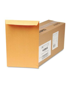 Quality Park 10" x 15" Redi-Seal #98 Catalog Envelope, Brown Kraft, 250/Box