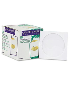 Quality Park 250-Pack CD & DVD Sleeves