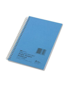 National Brand 5" X 7-3/4" 80-Sheet College Rule Notebook, Blue Cover
