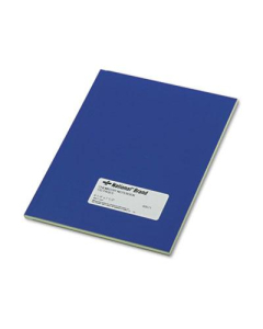 National Brand 7-1/2" X 9-1/4" 60-Sheet Narrow Rule Chemistry Notebook, Blue Cover