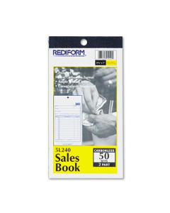 Rediform 3-5/8" x 6-3/8" 50-Page 2-Part Carbonless Sales Book