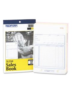 Rediform 5-1/2" x 7-7/8" 50-Page 3-Part Carbonless Sales Book