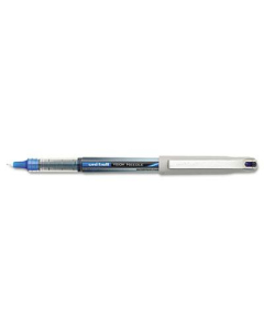 Uni-ball Vision Needle 0.7 mm Fine Stick Roller Ball Pens, Blue, 12-Pack