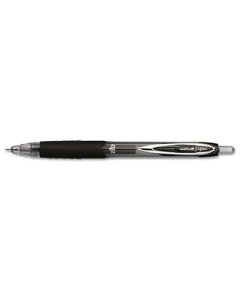 Uni-ball Signo 207 Needle 0.7 mm Medium Retractable Roller Ball Pens, Black, 12-Pack