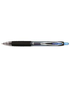 Uni-ball Signo 207 Needle 0.7 mm Medium Retractable Roller Ball Pens, Blue, 12-Pack