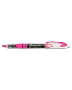 Sharpie Accent Liquid Chisel Tip Highlighter Pen, Pink, 12-Pack