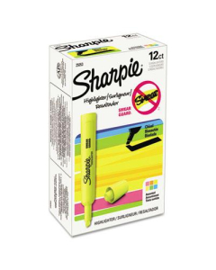 Sharpie Accent Tank Style Chisel Tip Highlighter, Assorted, 12-Pack