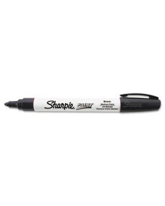 Sharpie Permanent Paint Marker, Medium Tip, Black