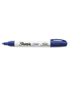 Sharpie Permanent Paint Marker, Medium Tip, Blue