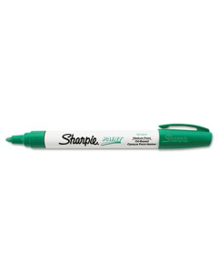 Sharpie Permanent Paint Marker, Medium Tip, Green