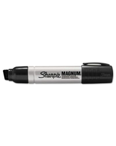 Sharpie Magnum Permanent Marker, Chisel Tip, Black
