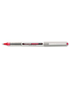 Uni-ball Vision 0.7 mm Fine Stick Roller Ball Pens, Red, 12-Pack