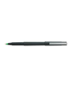 Uni-ball 0.5 mm Micro Stick Roller Ball Pens, Green, 12-Pack