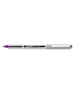 Uni-ball Vision 0.7 mm Fine Stick Roller Ball Pens, Majestic Purple, 12-Pack