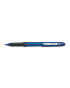 Uni-ball Grip 0.5 mm Micro Stick Roller Ball Pens, Blue, 12-Pack