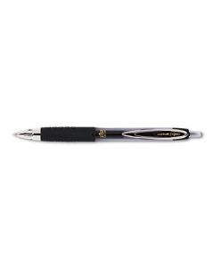 Uni-ball Signo 207 0.5 mm Micro Retractable Roller Ball Pens, Black, 12-Pack