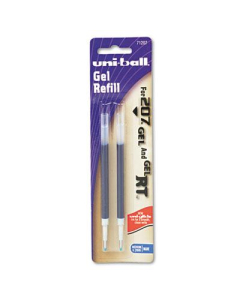 Uni-ball Refill for Medium Signo Gel 207 Ballpoint Pens, Blue Ink, 2-Pack
