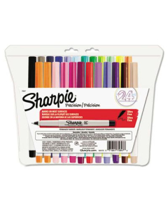 Sharpie Permanent Marker, Ultra Fine Point, Assorted, 24-Pack