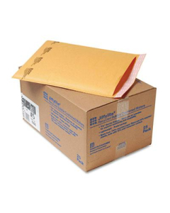 Sealed Air 10-1/2" x 16" Side Seam #5 Jiffylite Self-Seal Mailer, Golden Brown, 25/Carton