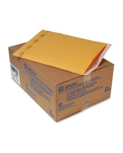 Sealed Air 12-1/2" x 19" Side Seam #6 Jiffylite Self-Seal Mailer, Golden Brown, 25/Carton