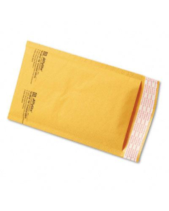 Sealed Air 5" x 10" Side Seam #00 Jiffylite Self-Seal Mailer, Golden Brown, 250/Carton
