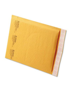 Sealed Air 8-1/2" x 12" Side Seam #2 Jiffylite Self-Seal Mailer, Golden Brown, 100/Carton