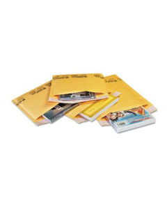 Sealed Air 4" x 8" #000 Jiffylite Self-Seal Mailer, Golden Yellow, 250/Carton
