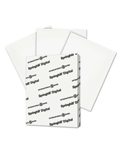 Springhill 8-1/2" x 11", 110lb, 250-Sheets, White Index Card Stock