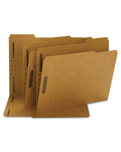 Smead 1/3 Cut Top Tab 2-Fastener Letter File Folder, Kraft, 50/Box