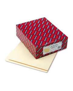 Smead Reinforced 1/2 Cut Top End Tab Letter File Folder, Manila, 100/Box