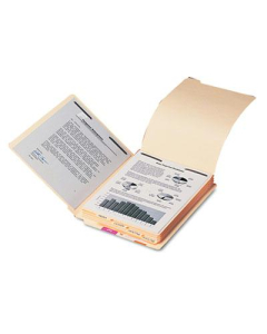 Smead Letter Stackable Folder Dividers with Fasteners, 10-Pack