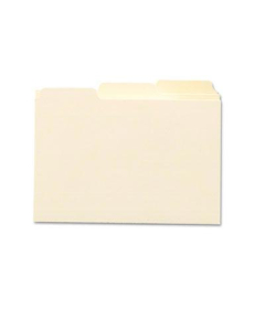 Smead Blank 1/3 Self-Tab 3" x 5" Card File Guides, Manila, 100/Box