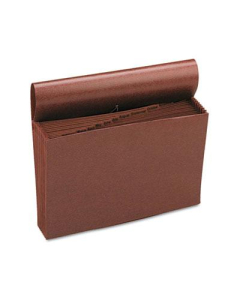 Smead 12-Pocket Legal Indexed Tuff Expanding File with Closure, Redrope