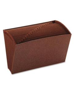 Smead 21-Pocket Legal Indexed Open Top Tuff Expanding File, Redrope